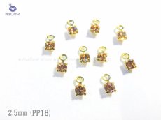 画像3: ラインストーンチャーム(2.5mm)（PP18）(プレシオサ製)(10個入) (3)